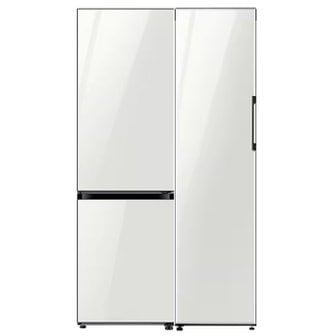 삼성전자 삼성 비스포크 냉장고 변온냉장고 세트 RB33A3661AP+RZ24A5660AP(글라스)