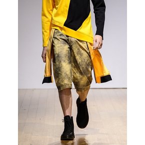 YELLOW COATED WING SHORTS
