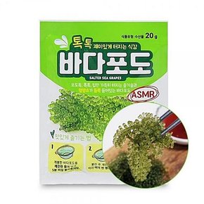 20g 바다포도 염장 ASMR 수산물 간편안주 안주추천 해 서치생활