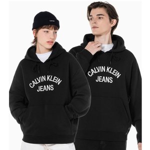 Calvin Klein Jeans 공용 커브드로고 후디(J400361)
