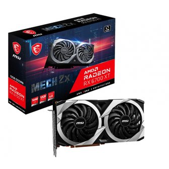  MSI Radeon RX 6700 XT MECH 2X 12G 그래픽 보드 VD7611