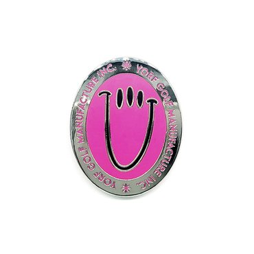욜프 BALL MARKER LEGACY SMILE PINK 욜프 볼마커 레거시 스마일 핑크