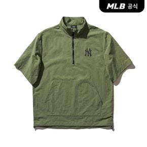 [코리아공식] [MLB] 베이직 고프코어 반팔 아노락 (3 COLOR)