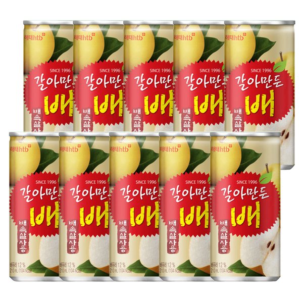 해태음료 갈아만든 배 210ml x 30개 미니캔 배주스 음료수 ldH - SSG.COM