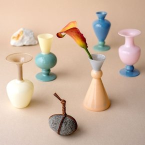 Amabro 아마브로 Two Tone Mini Vase 투 톤 미니 베이스 그레이/오렌지