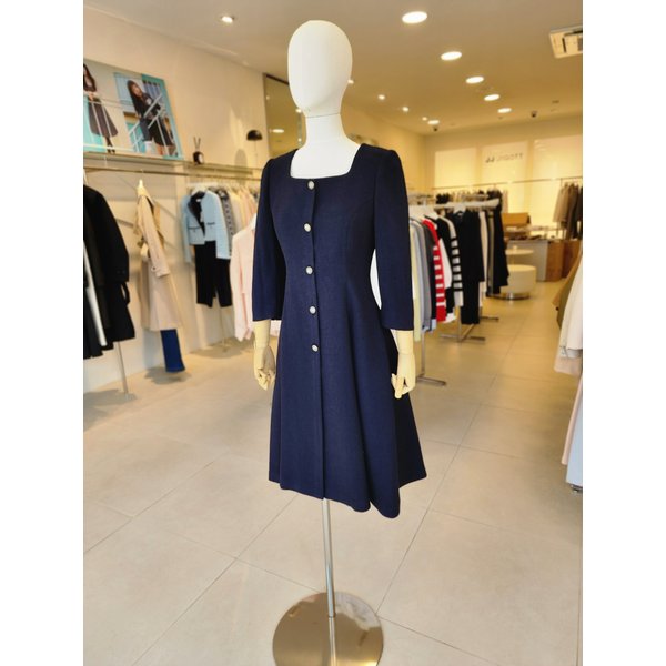 [여주점] [JJ 지고트] 여성 스퀘어넥 플레어 원피스 GS4A0OP331