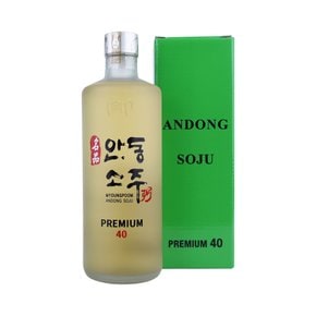 명품안동소주 프리미엄40 40도 500ml 명품안동소주 증류주