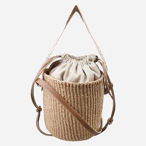 [시흥점] 6S CHC23AS381L18 26Y 우디 스몰 라피아 버킷백 블러시 베이지