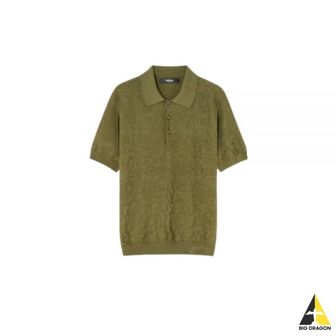 베르사체 베르사체 24FW Barocco Knit Polo Shirt (1007765 1A094571GM10 1GM10) (바로코 니트 폴