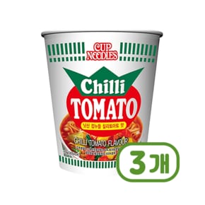 닛신 컵누들 칠리토마토맛 컵용기면 70g x 3개