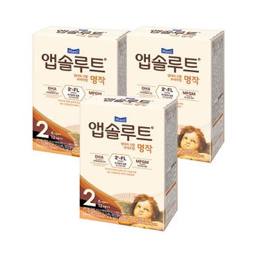 매일 리뉴얼 앱솔루트 명작 2FL 분유 스틱 2단계(6~12개월) 14g 20포 3곽..[33904804]