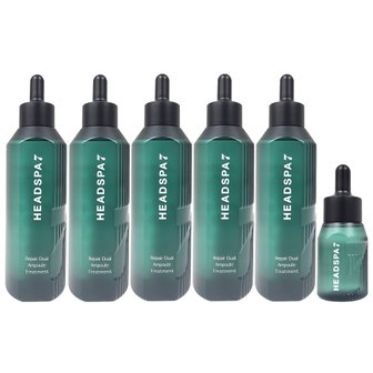  [홈쇼핑 최신] 헤드스파7 시즌4 트리트먼트 리페어 듀얼 앰플 230ml 5개 + 50ml 1개