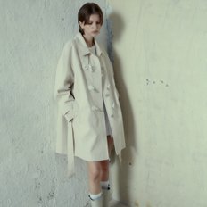 [ESSENTIEL] LAFAYETTE Mac Trench Duffle Coat_Cream Beige