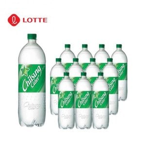 롯데 칠성사이다 1.5L X 12개 대용량 사이다 탄산