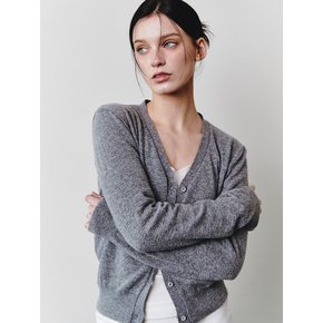 AS BASIC WOOL CARDIGAN [GREY]