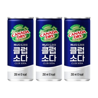  캐나다드라이 클럽소다 250ml/ 10캔