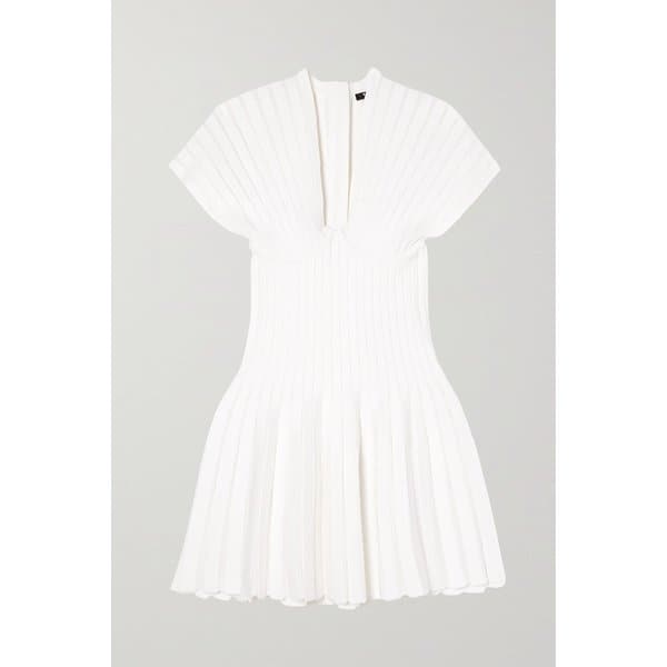 플리츠 니트 미니 원피스 1647597276169019