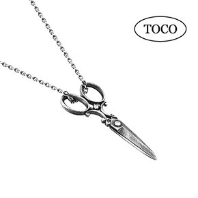 925 Silver Scissors Necklace