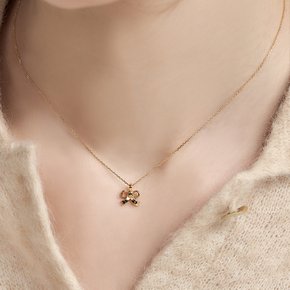 [sv925]gift ribbon necklace