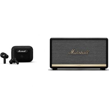  미국 마샬 블루투스 이어폰 Marshall Motif True Wireless Noise Canceling 헤드phones Stanmore