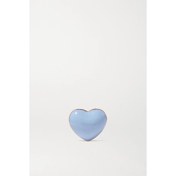 앨리슨 루 미니 퍼피 하트 14K 골드 앤 에나멜 귀걸이 43769801097707878