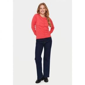 4733575 Saint Tropez MILA R-NECK - Cardigan cayenne