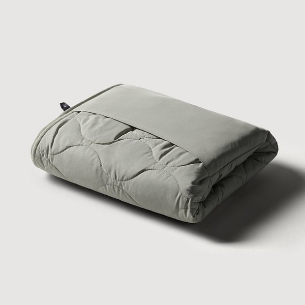 퀼팅 패커블 블랭킷 130x80cm 카키그레이 J605402002348