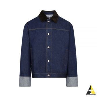 로에베 로에베 Fisherman turn-up jacket in denim (H526Y13X11 5820) (피셔맨 턴업 데님 자켓)