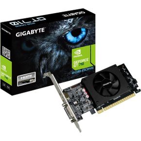 일본 기가바이트 그래픽카드 Gigabyte GeForce GT 710 2GB 그래픽 카드와 PCI Express 2.0 X8 버