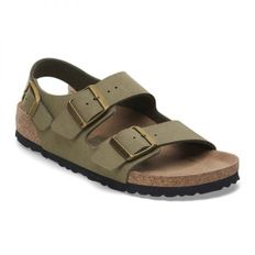 우먼 Birkenstock 밀라노 BS Synthetik - 소프트 버키 비건 파인 그린 1028645