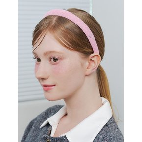 julia tweed heart hairband_3 colors