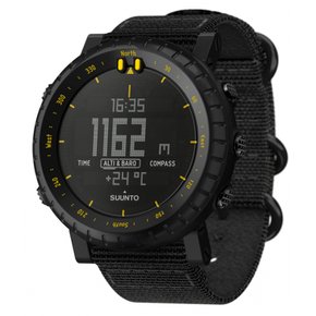 SUUNTO 코어 아웃도어 워치 고도계 기압계 나침반 포함 블랙옐로우