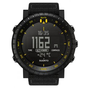 SUUNTO 코어 아웃도어 워치 고도계 기압계 나침반 포함 블랙옐로우