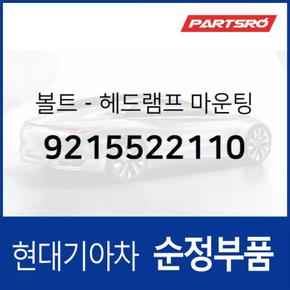 볼트-헤드램프 마운팅 (9215522110) 베르나, 벨로스터, 엑센트, 클릭, 블루온, 포터2, 포터2 특장 현대모비스부품몰