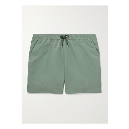SUNSPEL 선스펠 스트레이트 미드 렝스 씨퀄® 혼방 스윔 쇼츠 그린 46376663162853858