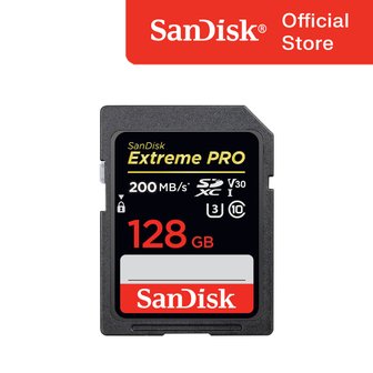 샌디스크 SOI 익스트림 프로 SD카드(200MB/s) 128GB / SDXXD