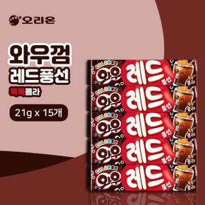 와우 껌 톡톡콜라(21gx15개)