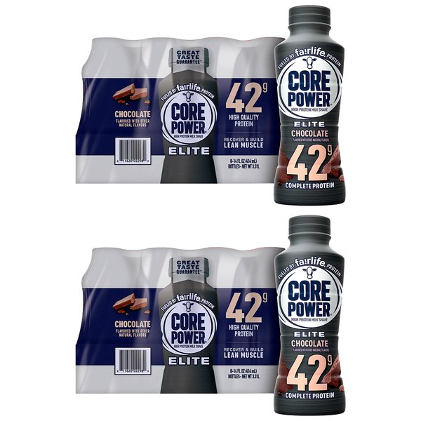 Core Power 코어파워 엘리트 프로틴 쉐이크 초콜릿맛 414ml 16팩