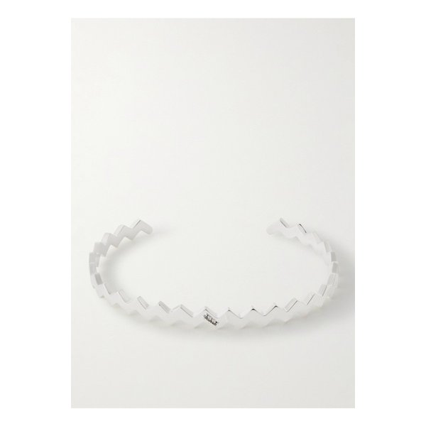 미키아 스네이크 스털링 실버 다이아몬드 커프 실버 46376663162912522