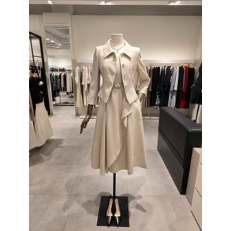 지고트 [파주점] 드레이프 랩 원피스 + 자켓 세트 JR4A0OP343