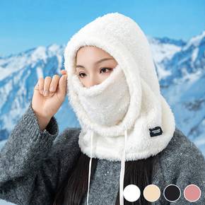 / 남여공용 부드러운 털 360도 풀커버 후드 워머 URD_10