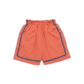 25SS 키즈 릭랙 캠프 숏팬츠 오렌지 K3036S25 667