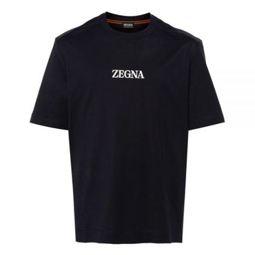 지제냐 ERMENEGILDO ZEGNA 24 UTE COTTON T-SHIRT (RUD364 A7D777 B09) (로고 반팔 티셔츠)