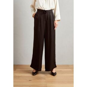 4082029 Scotch  Soda ELENI HIGH RISE WIDE LEG OCCASION PANT - Trousers evening black