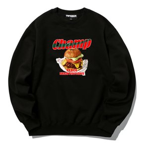 CHAMP BURGER 크루넥(블랙)_TRIP20CNBLK039