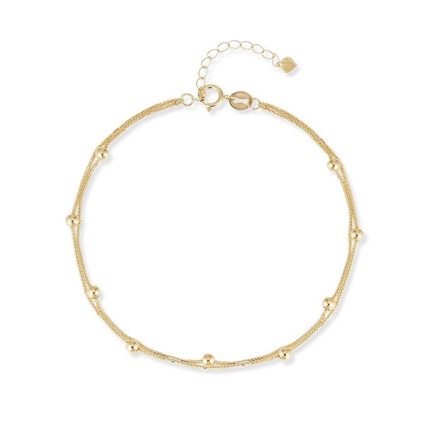 [도로시] 18k 콩콩이 2줄 볼 팔찌