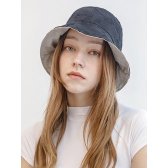 미민 zabeth reversible bucket hat 2colors