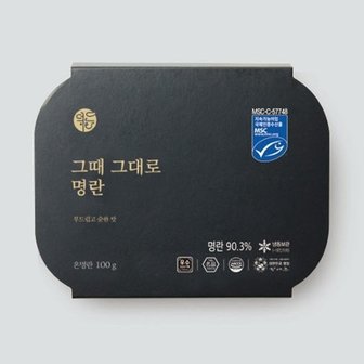  덕화푸드 덕화명란 그때 그대로 명란젓 100g 부드럽고 순한맛