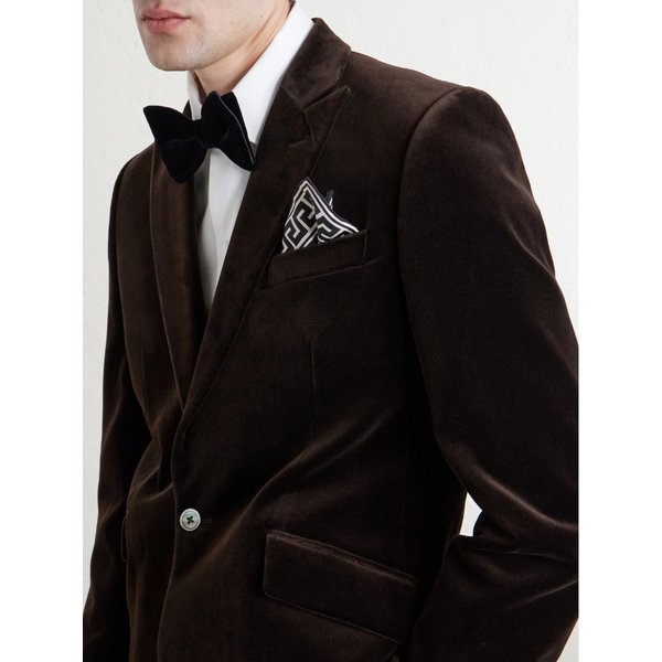 루비나찌 아폴로와 아르테미스 프린트 실크 새틴 스카프 46376663163091884