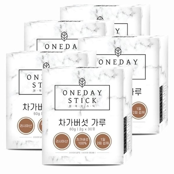 차가버섯 분말 가루 스틱 30포 x 2g x 5
